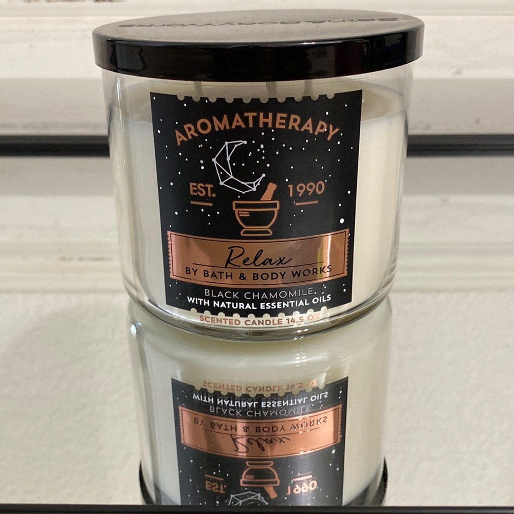 3 wick bath and body work candle